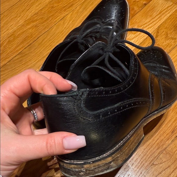 Stacy Adam’s Black Leather Men's Dress Shoes Size 11 - Picture 5 of 6